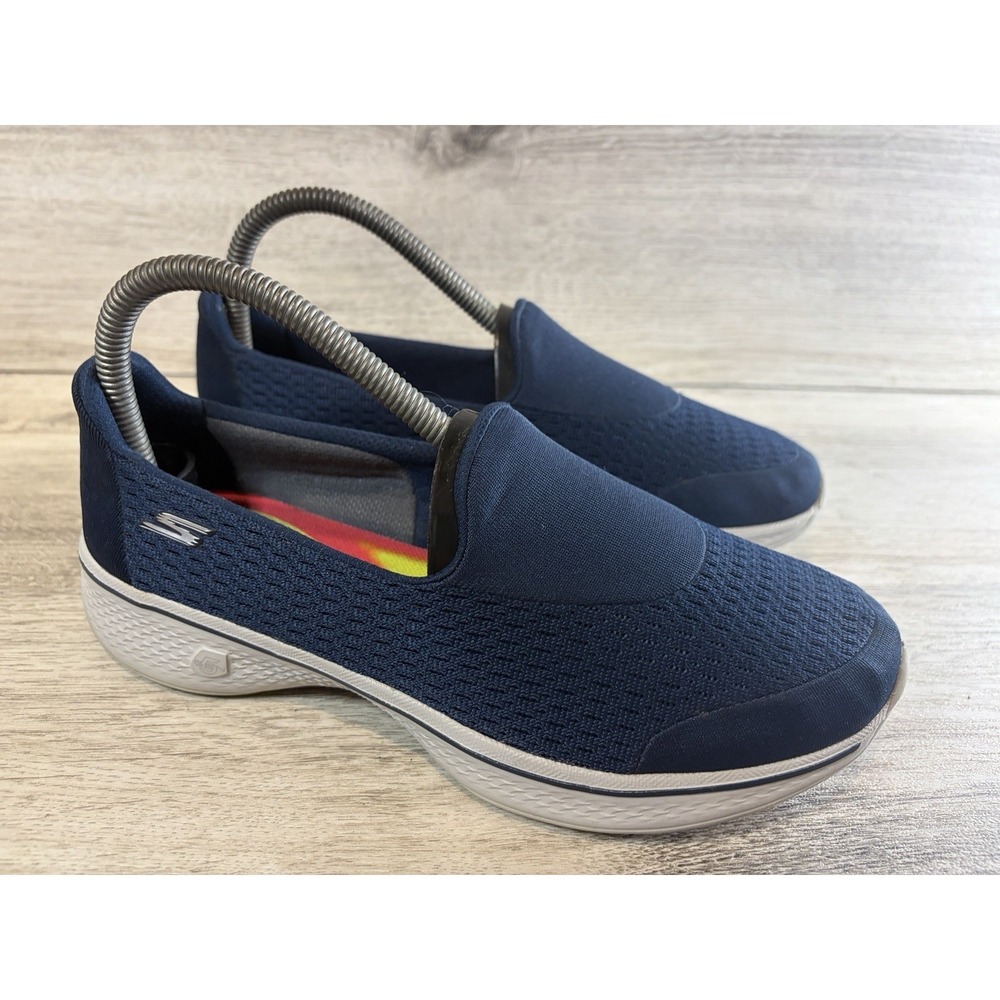 Skechers Go Walk Joy‎ 4 Women's Navy Blue Memory Foam Athletic Sneakers Size 7